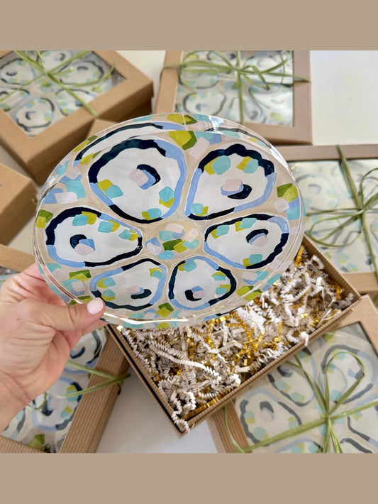 Acrylic Oyster Plates