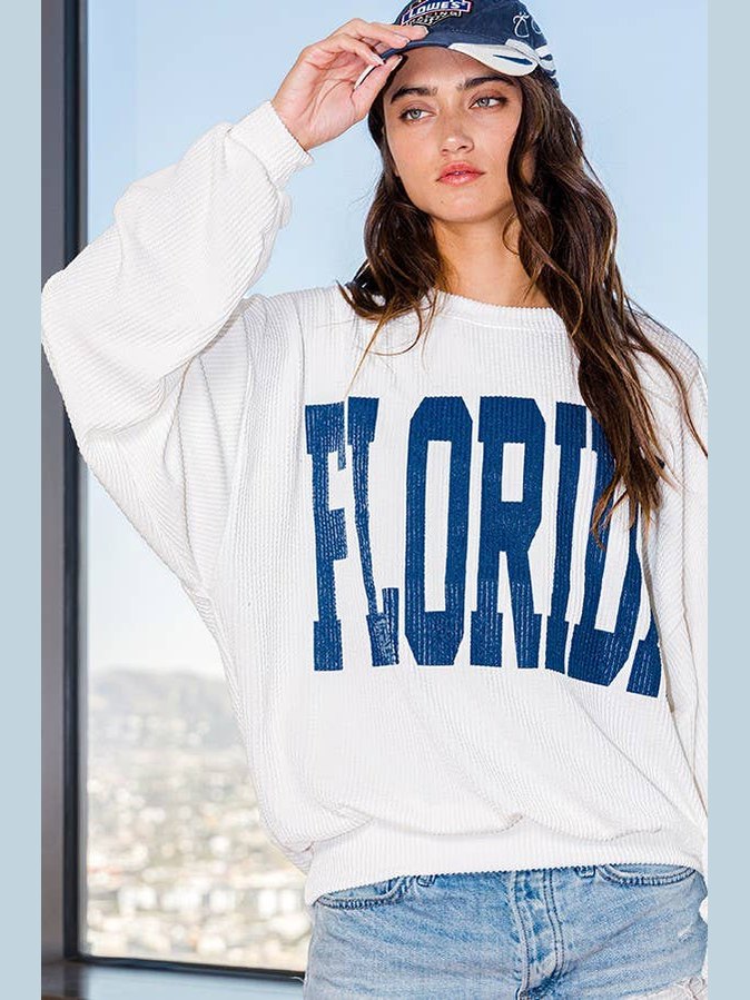 Florida Oversize Graphic Sweatshirt