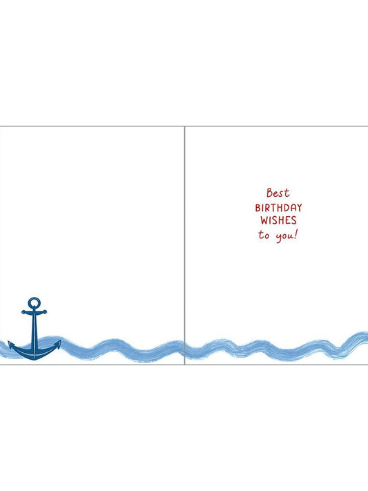 Birthday Greeting Card - Anchor