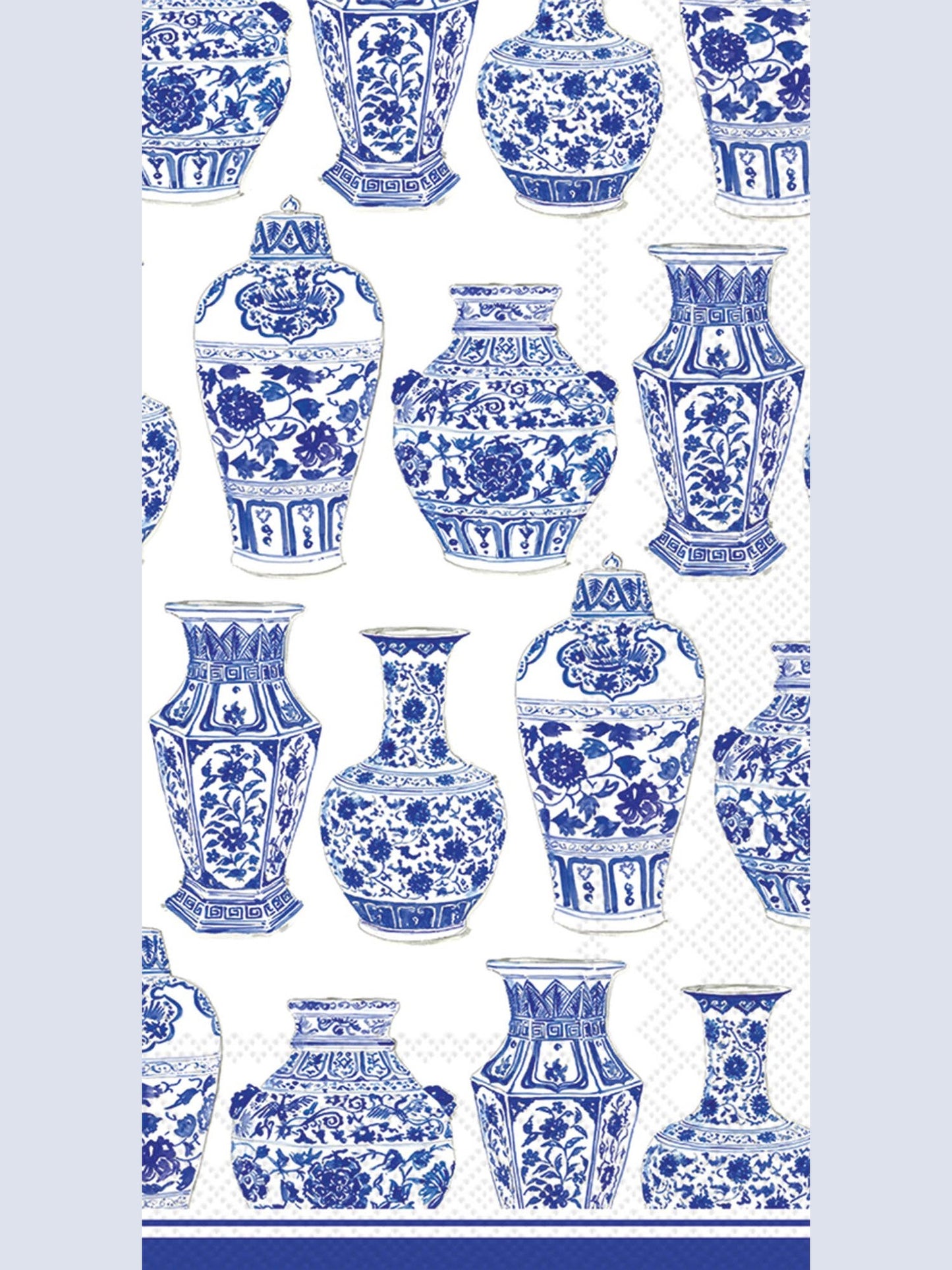 Paper Guest Towels 16 count Blue & White Urns