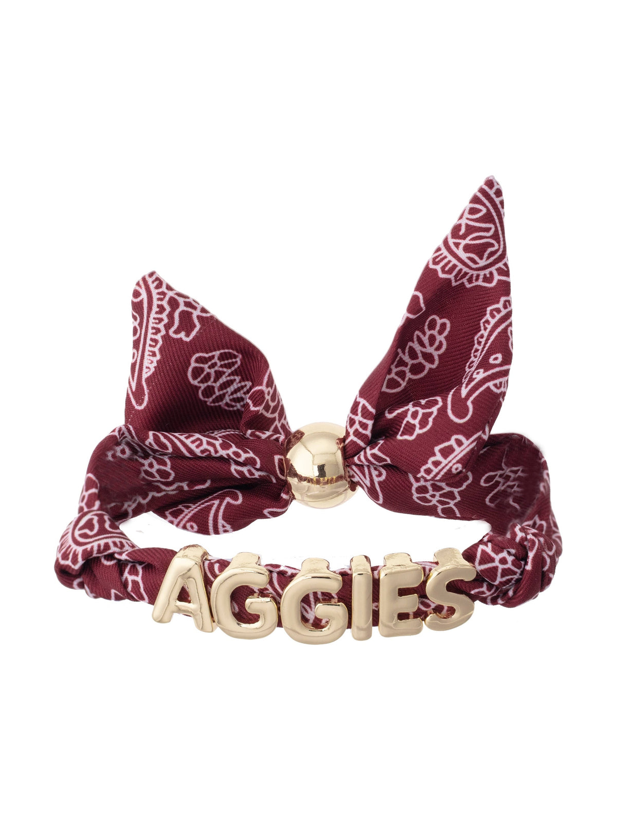 Texas A&M Aggies Bandana Slider Bracelet