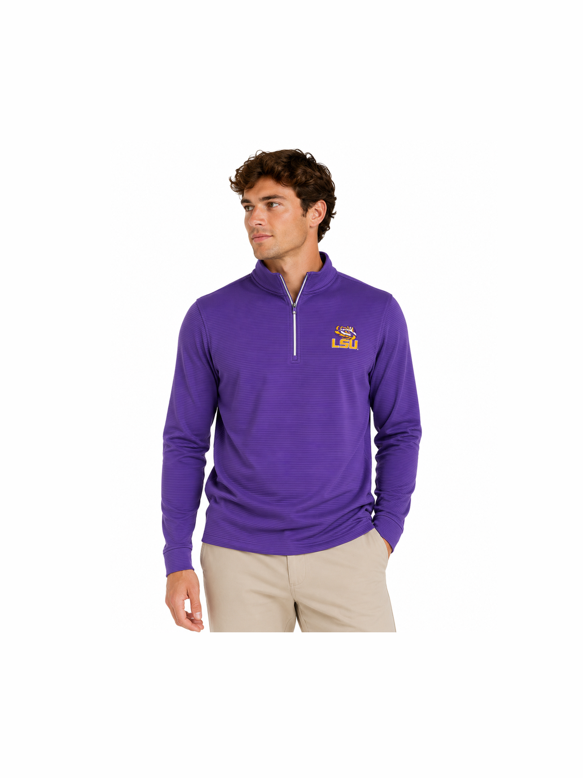 LSU Ridge Stretch 1/4 Zip