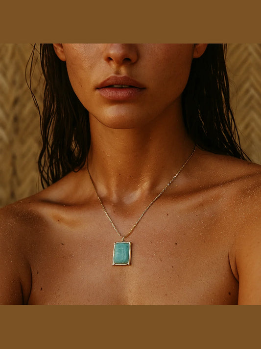 Winnie Amazonite Pendant