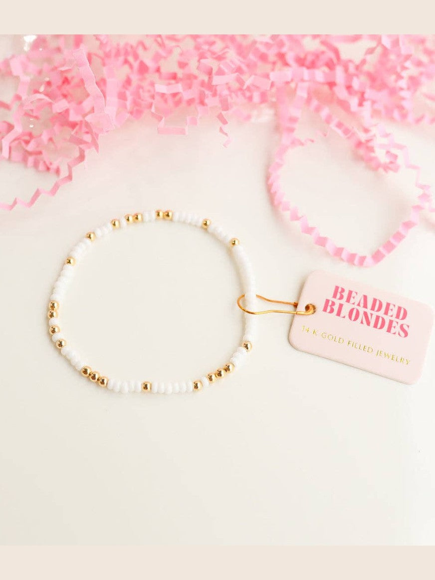 White Sprinkle Bracelet