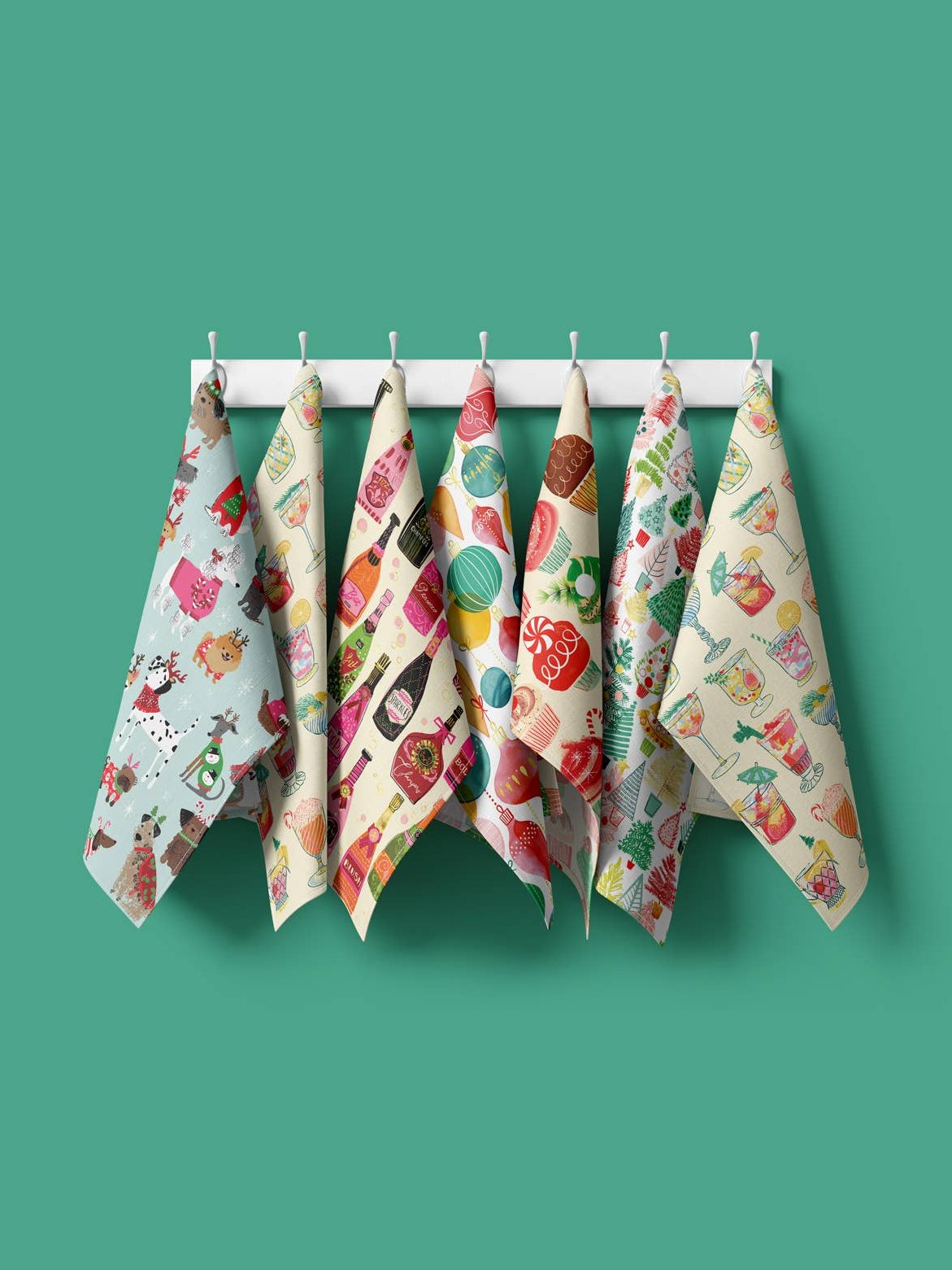 Bubble Pop Fizz | Cotton Tea Towel