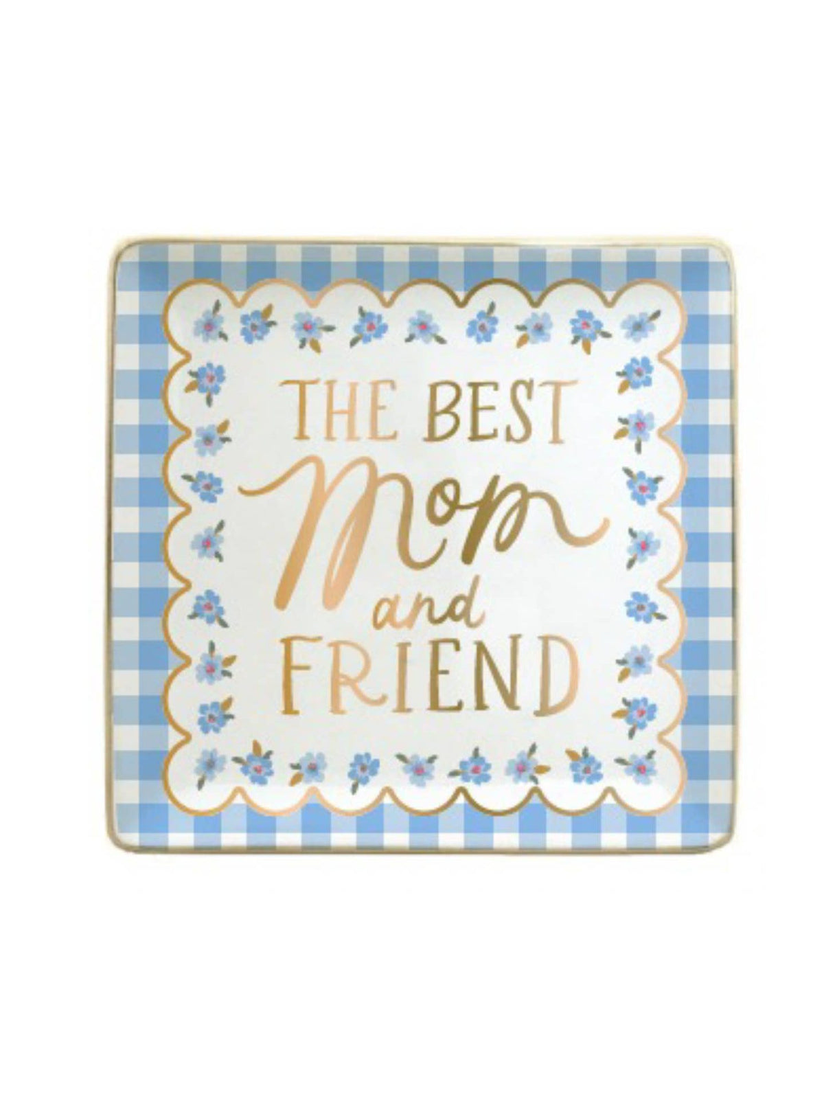 Mother's Day Ceramic Trinket Tray | Best Mom and Friend