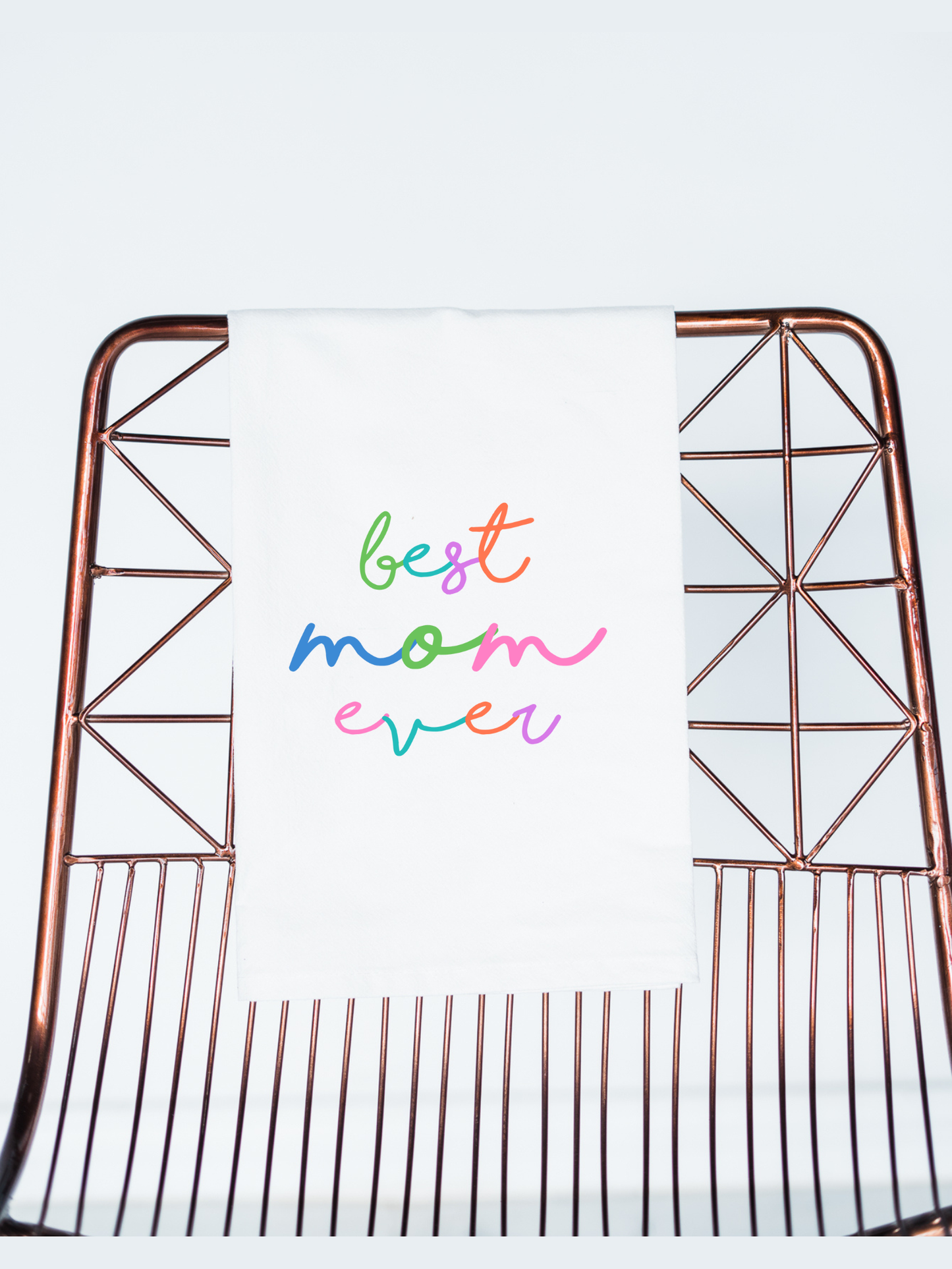Best Mom Ever Colorful Gift Towel