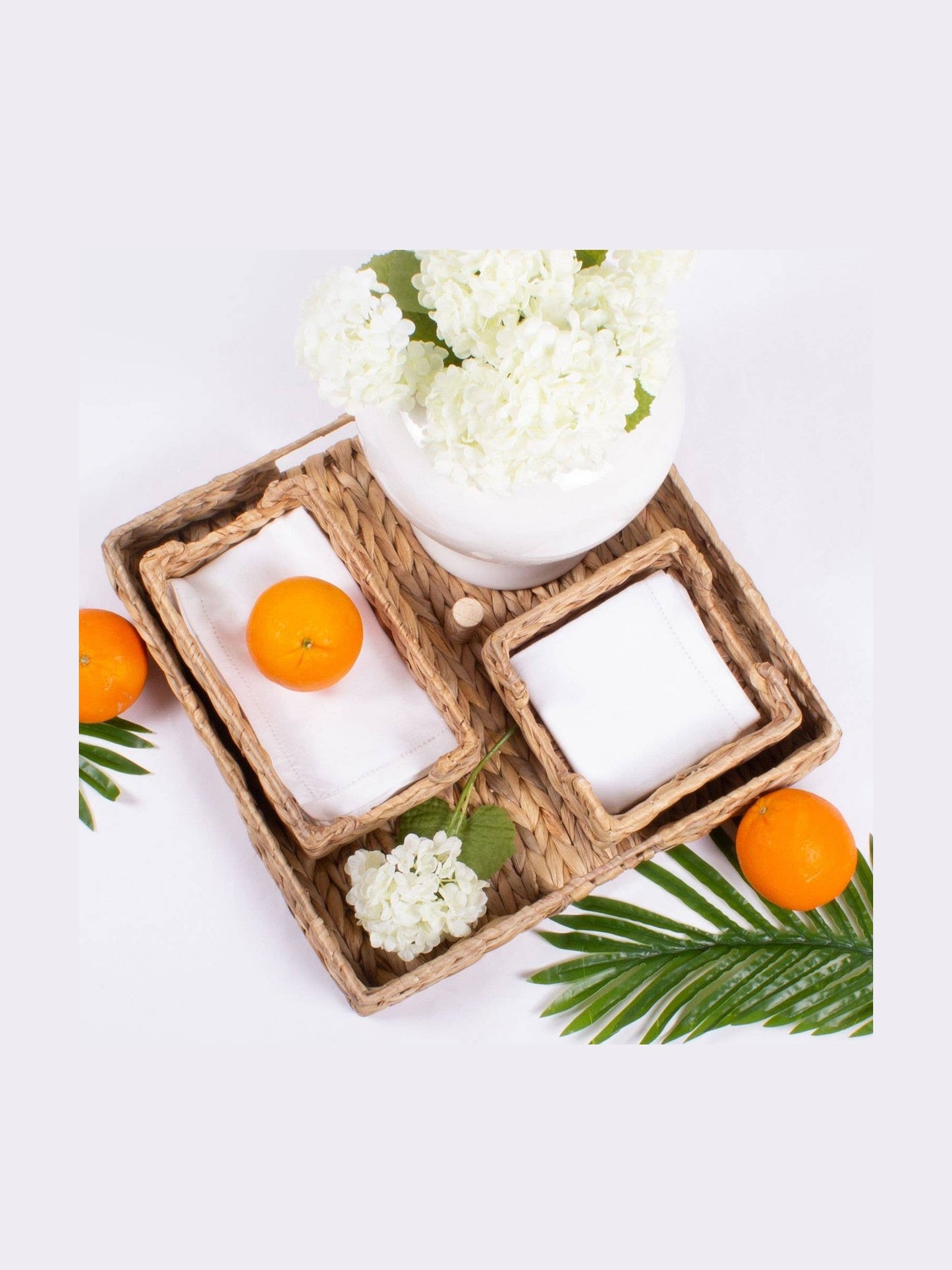 Natural Woven Beverage Napkin Tray