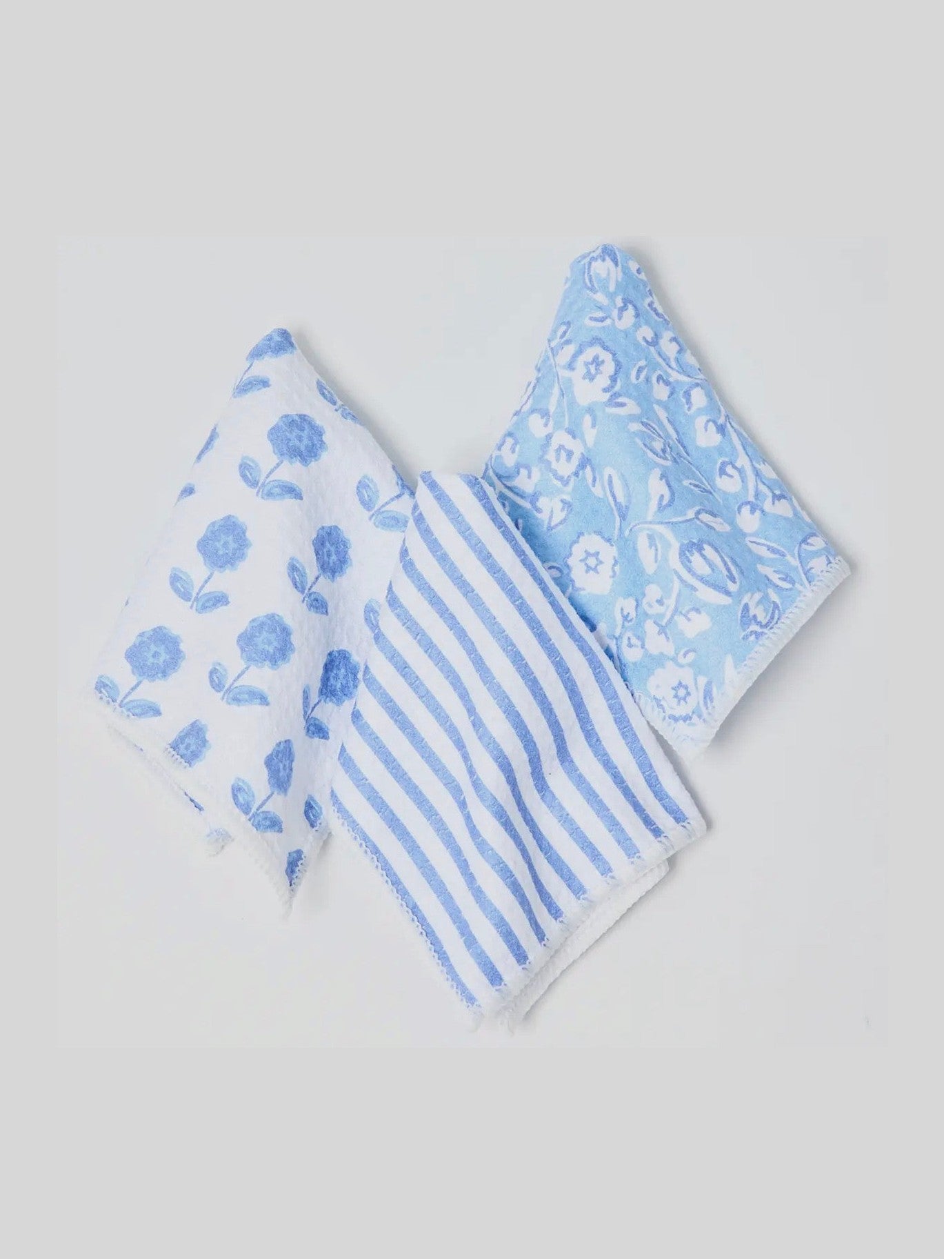 Quick Dry Dish Towel Sweetbriar Blue S/3