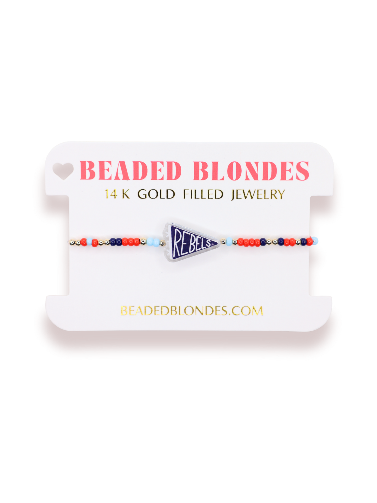 Rebels Flag Bracelet on Color