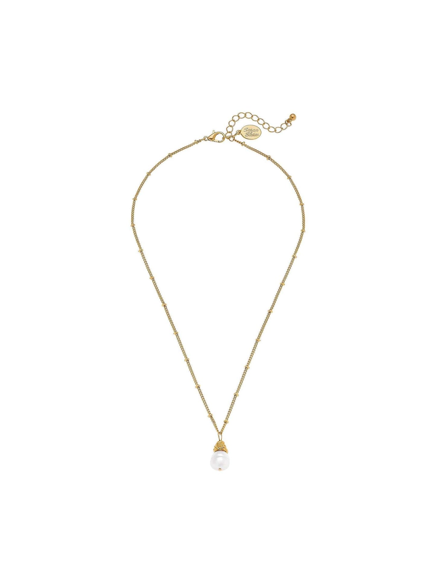 Dainty Pearl Drop Necklace