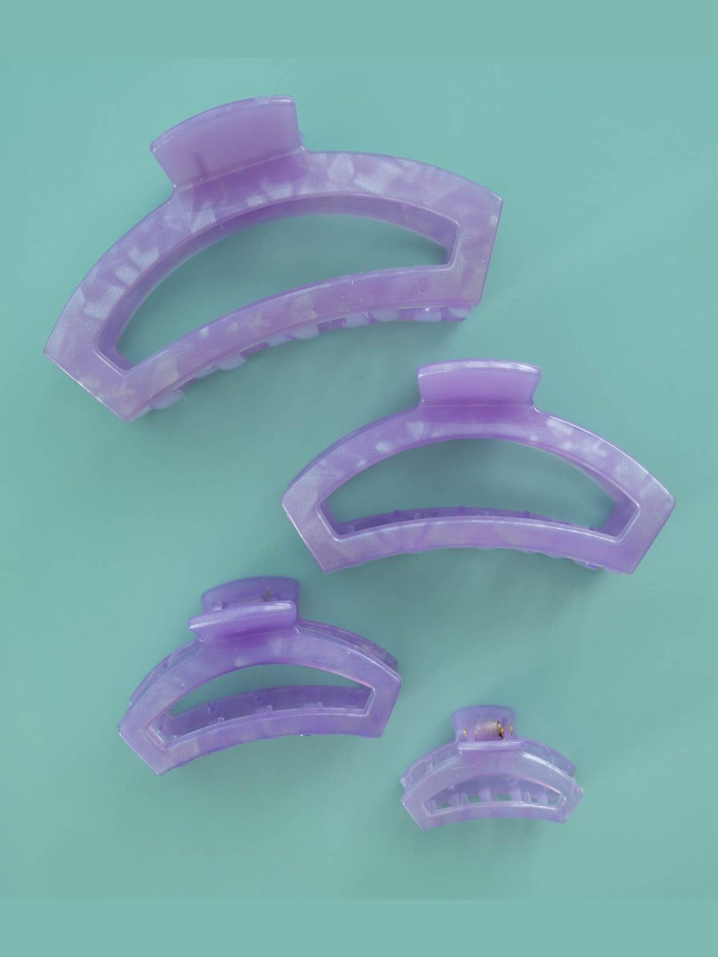 Open Hair Clip | Medium | Lavender Mist