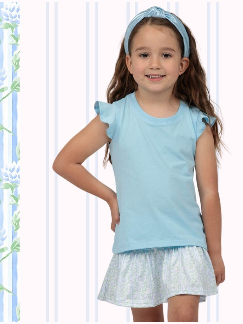 Grand Vines Mini Pleated Skirt