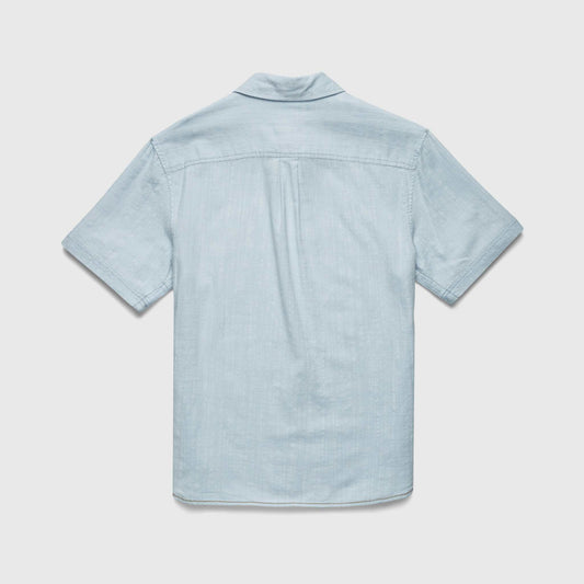 Joey 2tone Slub Island Shirt - Dream Blue