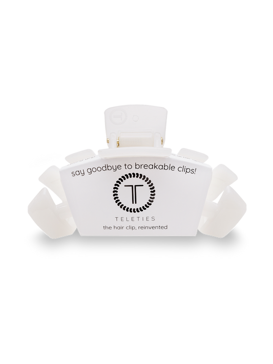 Classic Hair Clip | Small | Coconut White