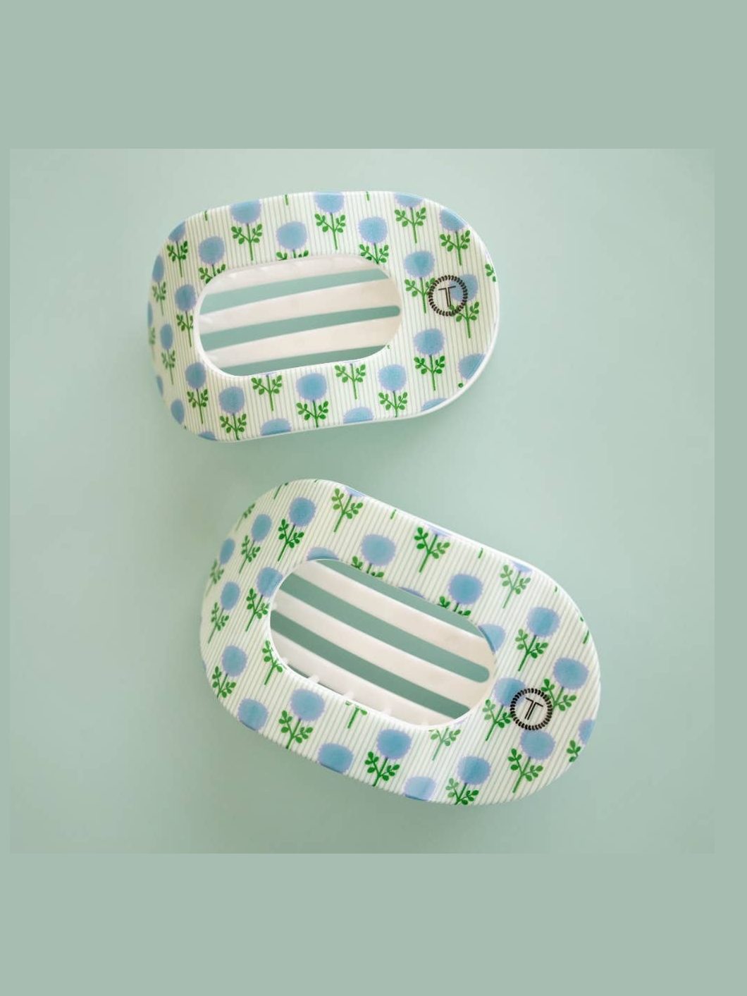 Blue Marigold | Medium | Flat Round Hair Clip