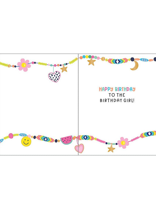 Birthday Greeting Card - Charm Bracelets