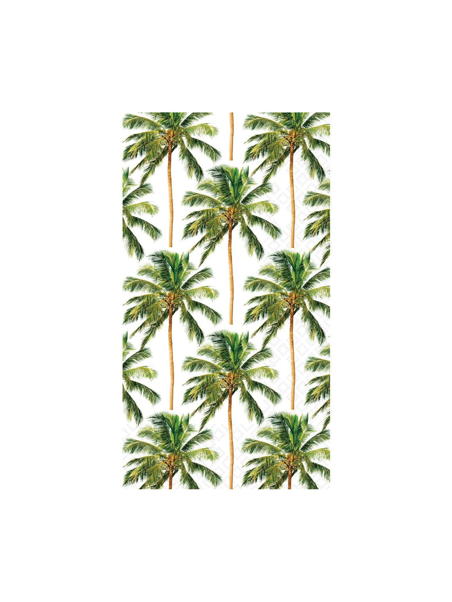 Paper Guest Towels Pack/20 Palm Trees Pattern
