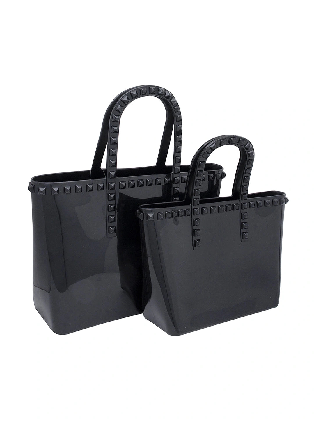 Jelly Studded Tote Bag (Black)