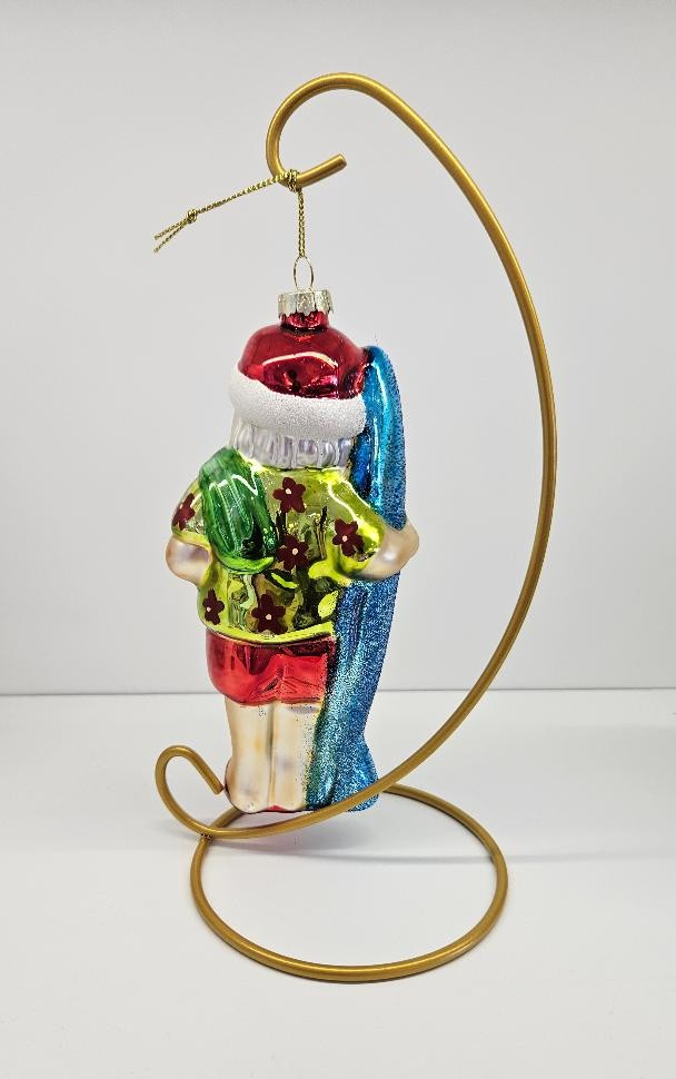 30A Santa Christmas Ornament