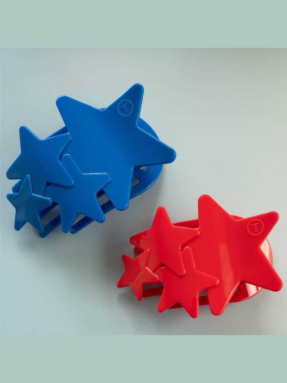 Flat Hair Clip | Small | Blue Shooting Star