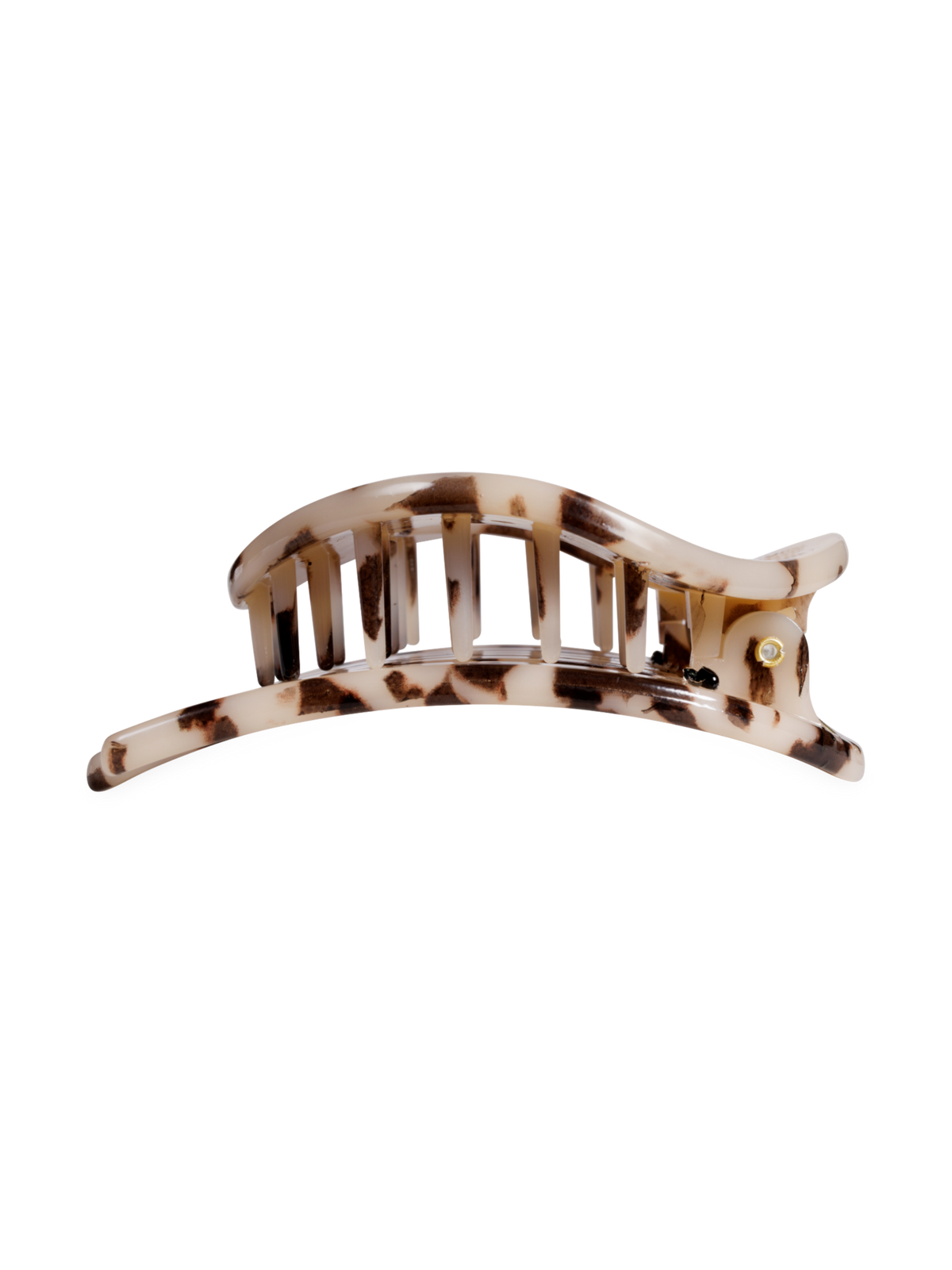 Blonde Tortoise | Medium | Flat Circle Hair Clip