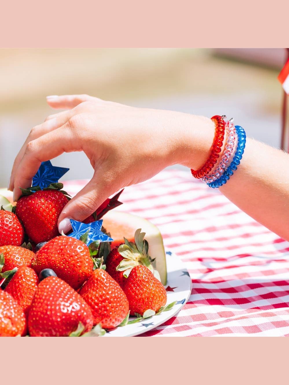 Patriot Pop Small Hair Ties