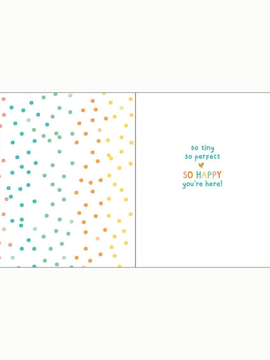 Baby Greeting Card - Sweet Baby Dots