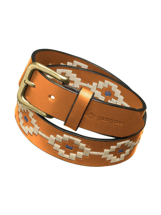 Reinado hand-stitched leather belt