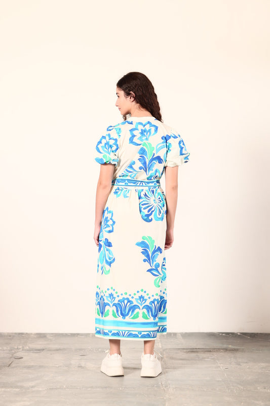 Nova Dress - Ocean Bloom