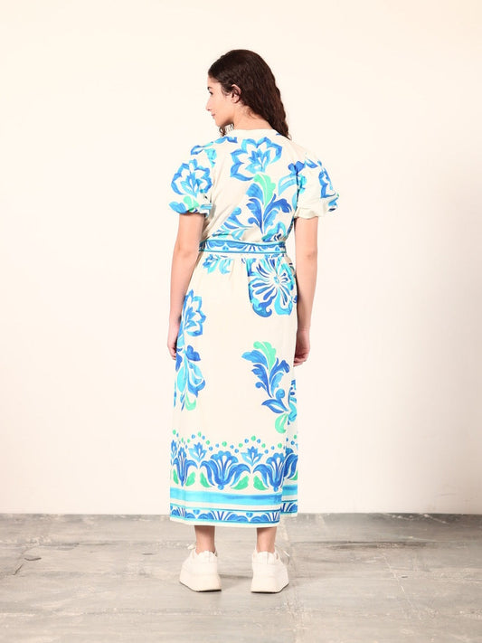 Nova Dress - Ocean Bloom