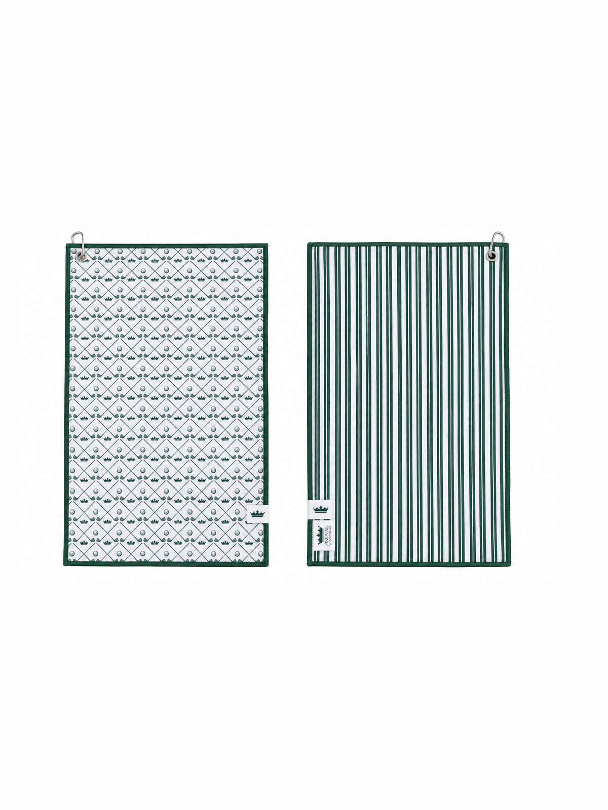 Royal Golf Sport Towel Green/White