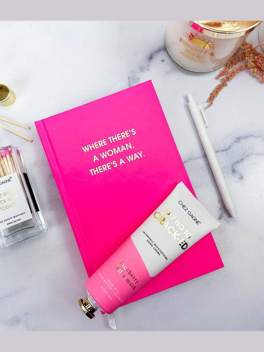 Where There's A Woman There's A Way Journal Bright Hardcover