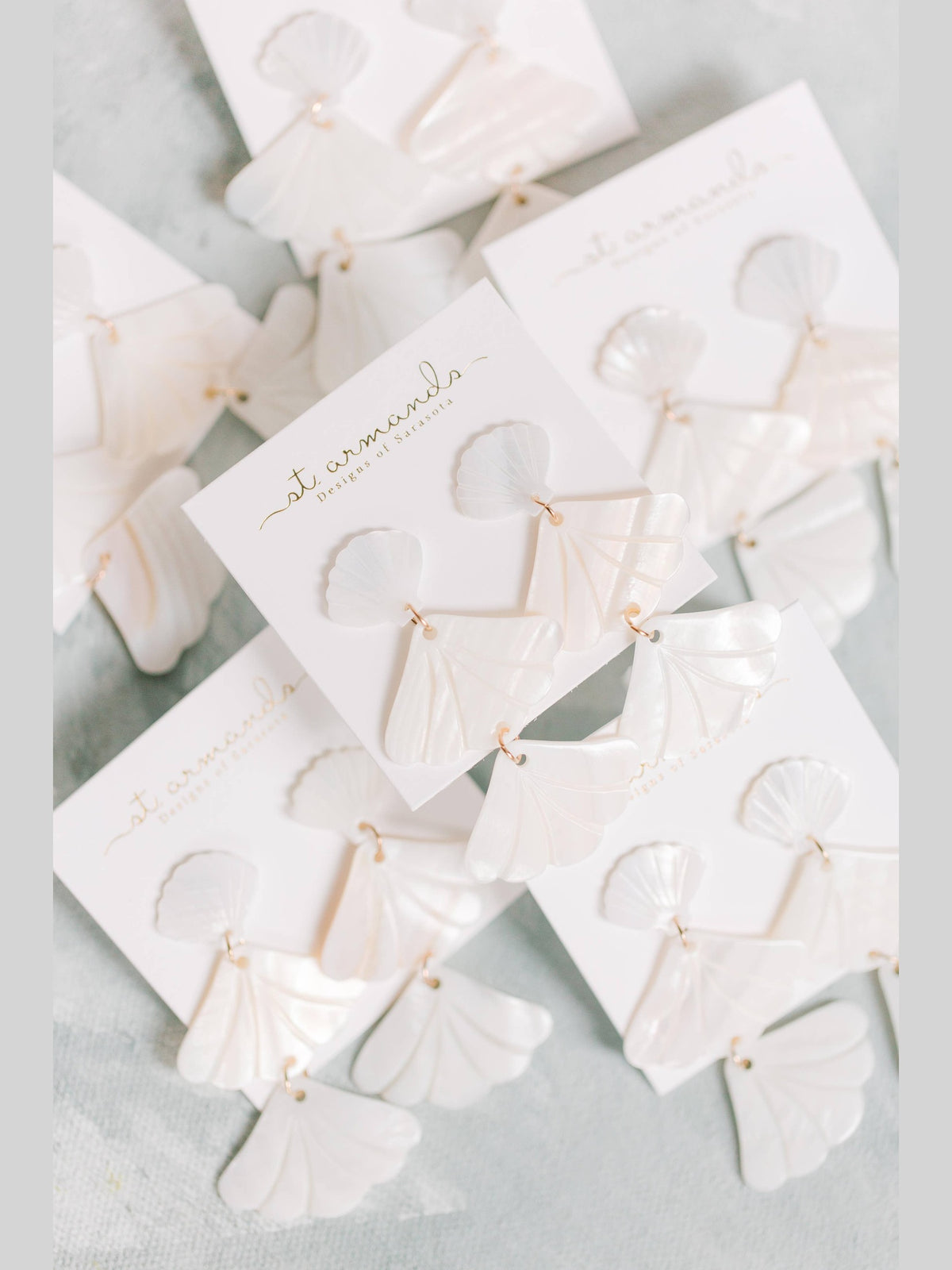 Mermaid Shell Statement Drop Earrings