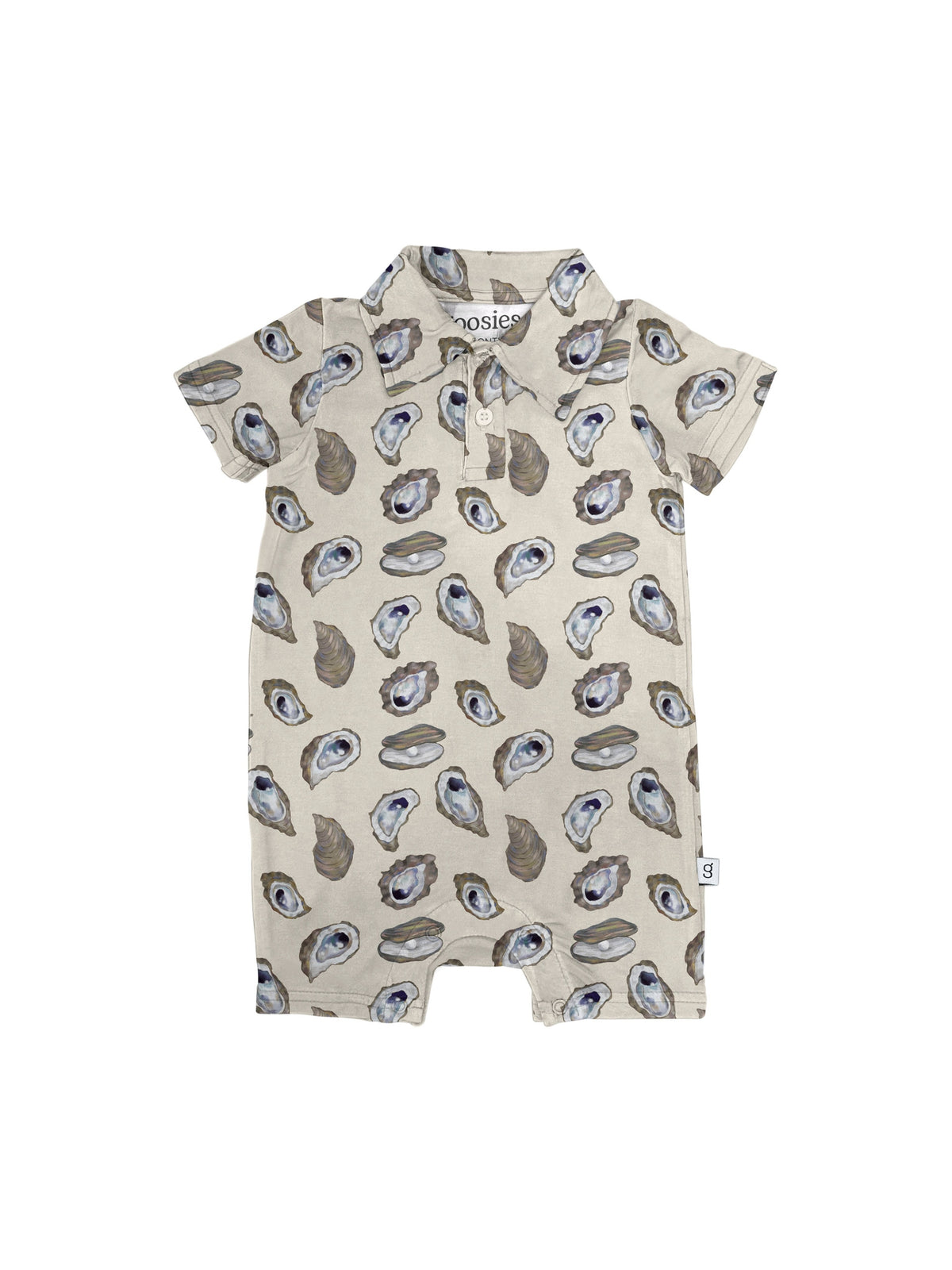 Coastal Oysters - SS Polo Romper