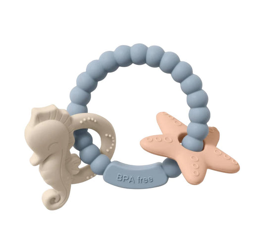 Seahorse Teething Ring - All Silicone