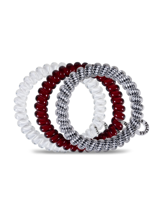 Spiral Hair Coils | Small | Univ. of Alabama Hair Ties