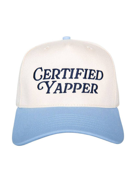 Certified Yapper Two-Toned Vintage Hat