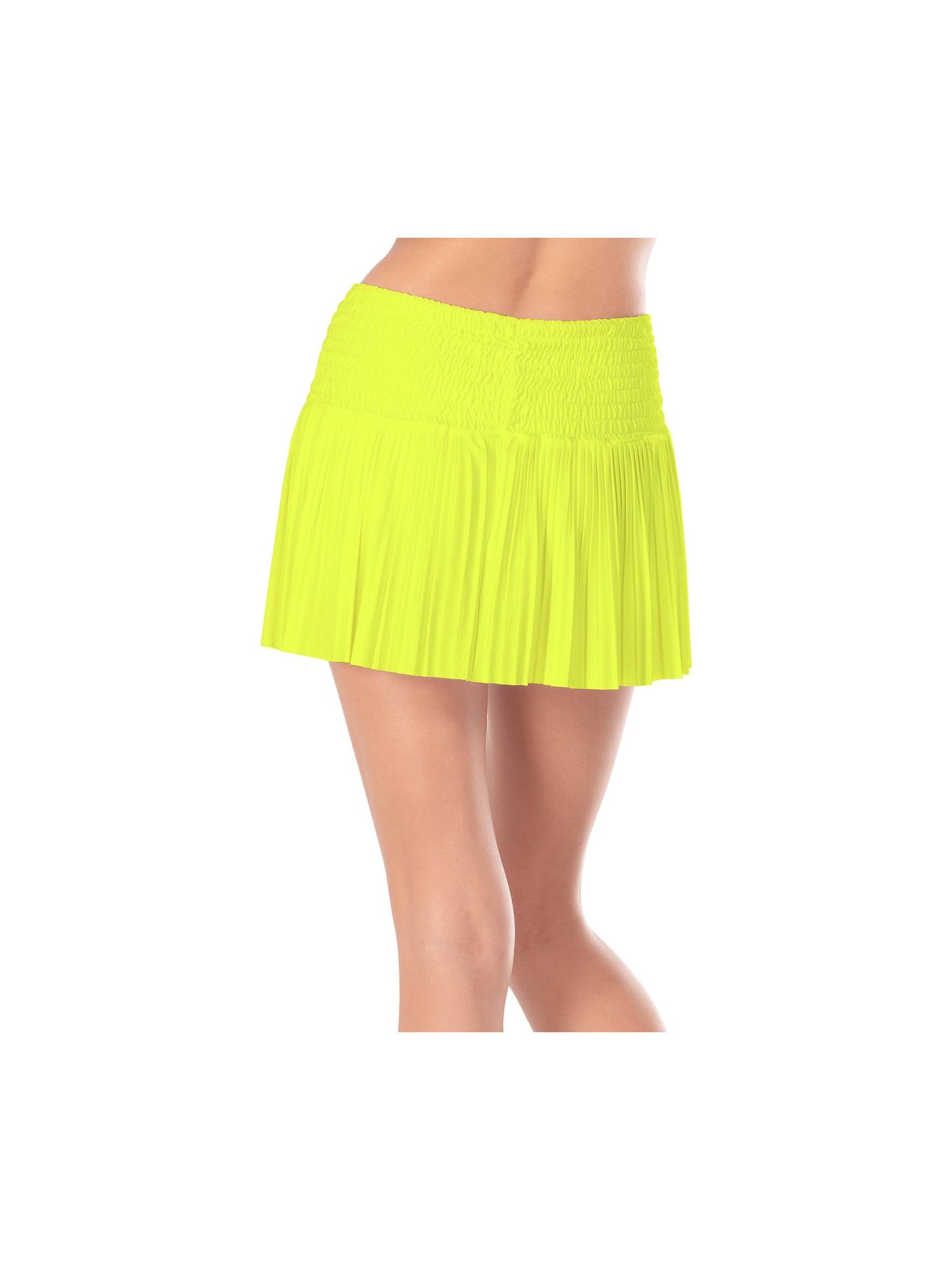 Women's Pleated SmockedTennis Skirt
