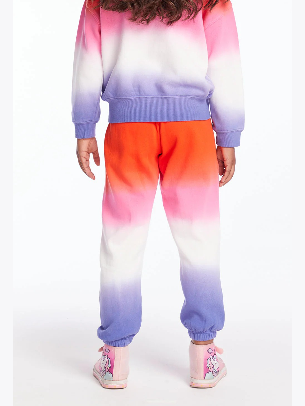 Slim Slouchy Candy Sunset Girls Sweatpants