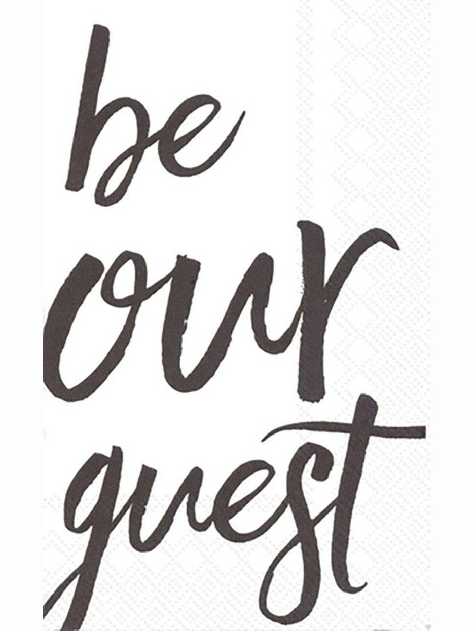 Paper Guest Towels 16 count Be Our Guest