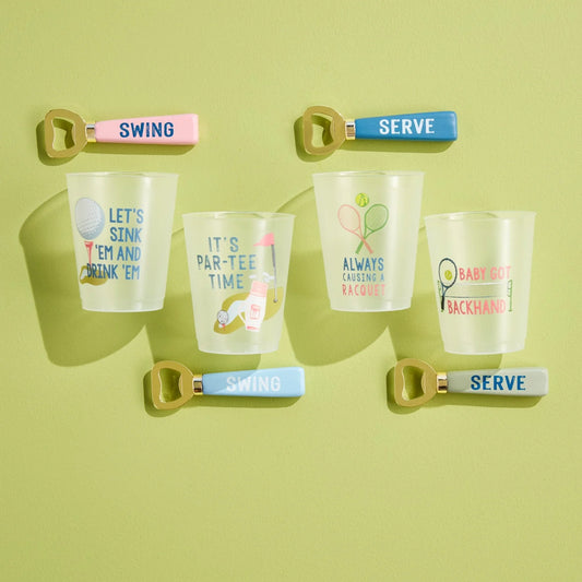 Tennis or Golf Party Cup Sets