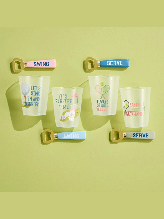 Tennis or Golf Party Cup Sets