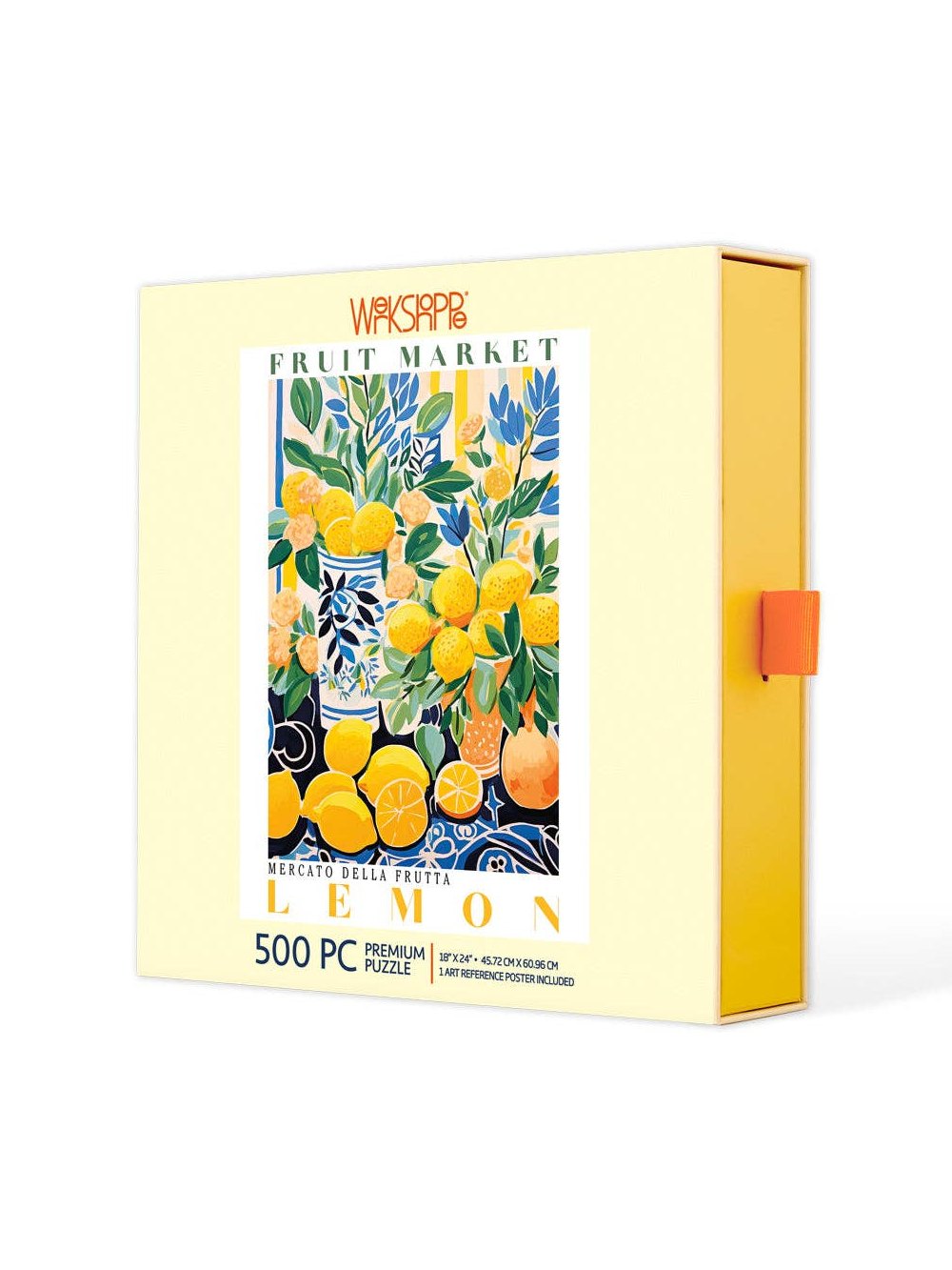 Fruit Market Lemons 500 Piece Puzzle, Mother's Day Gift