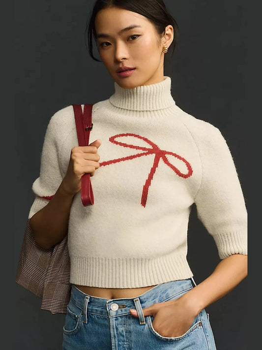 Merrill Bow Sweater - Elegant & Cozy with a Stylish Twist