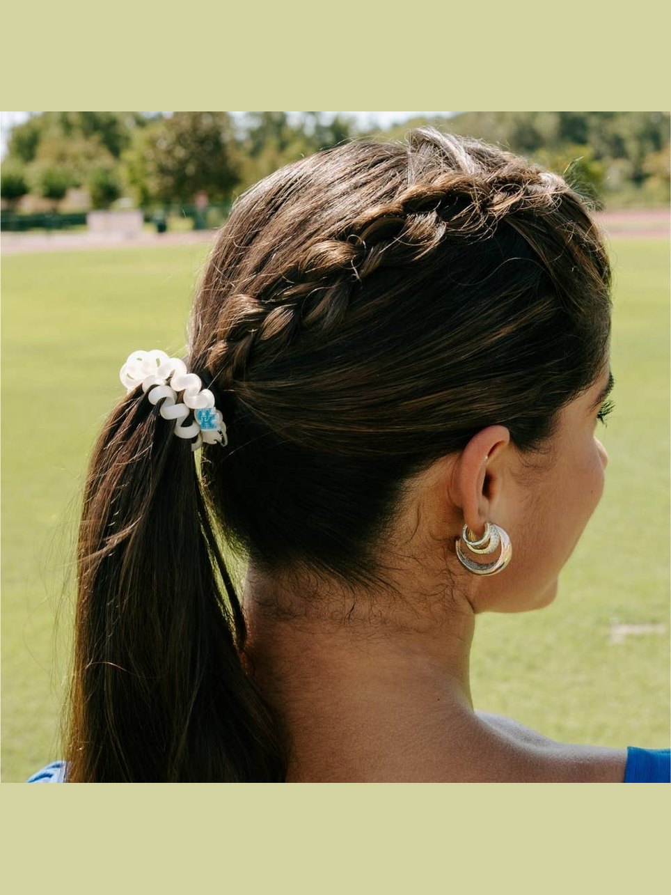 Spiral Hair Coils | Large | Go Big Blue! Hair Ties