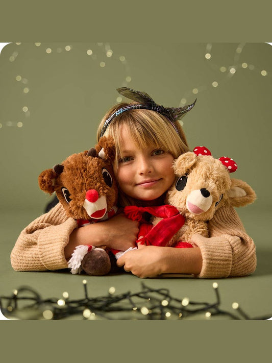 Rudolph with Scarf Warmies Official Licensed Product Christmas