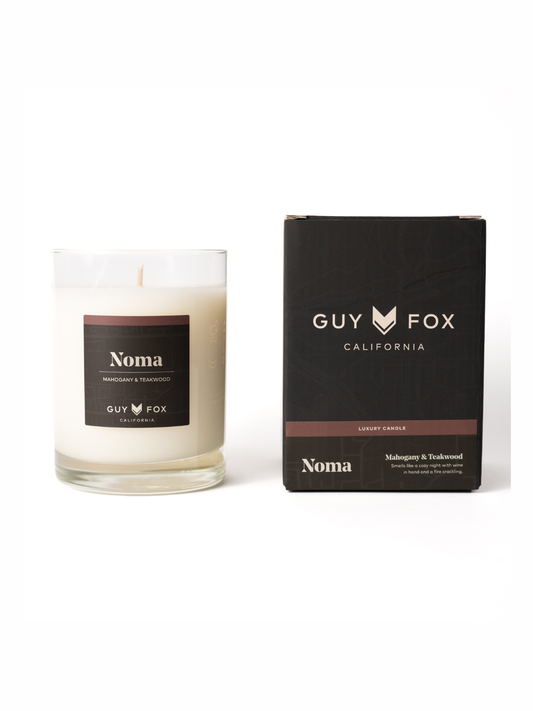 Noma - Reusable Men's Candle - Mahogany & Teakwood