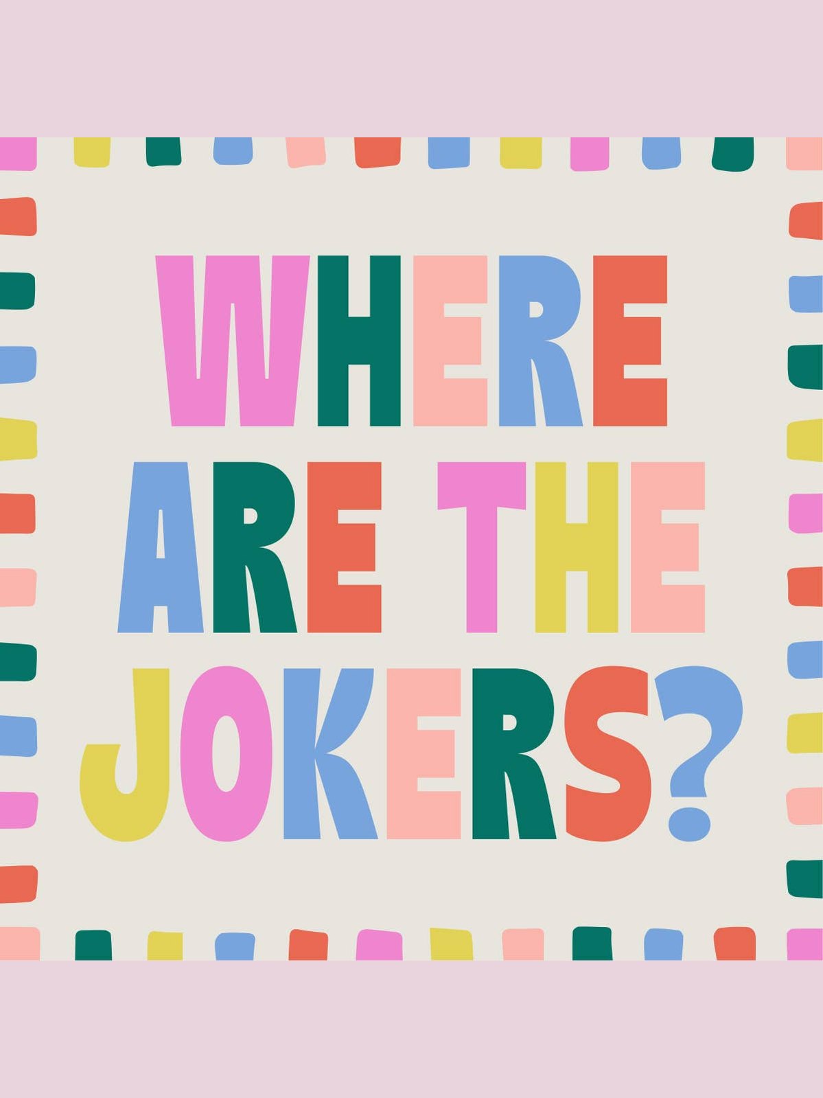 Mahjong Cocktail Funny Napkin | Jokers