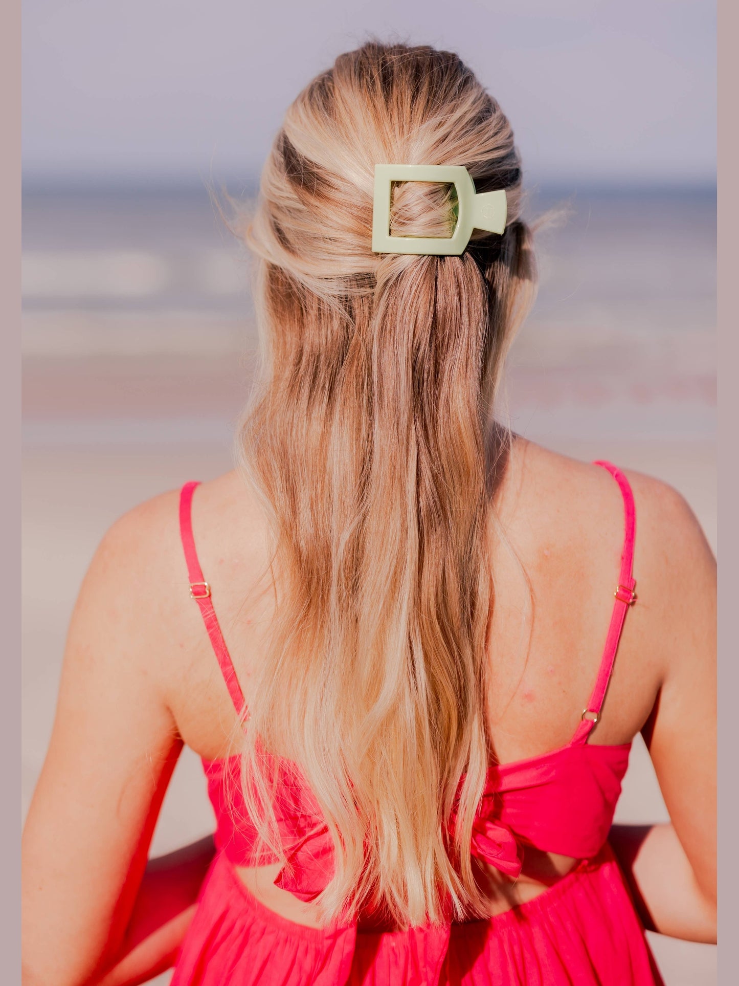 Square Flat Hair Clip | Small | Aloe, There!